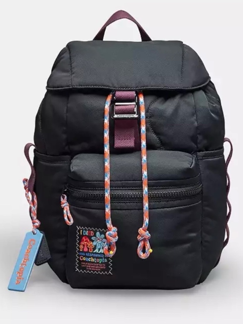 COACH Coachtopia Loop Backpack Black NWT